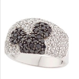 Disney Sterling Diamonique Mickey Mouse Ring